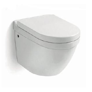 400mm 480mm Tankless an der Wand befestigtes Toiletten-kleines Badezimmer-keramisches Weiß