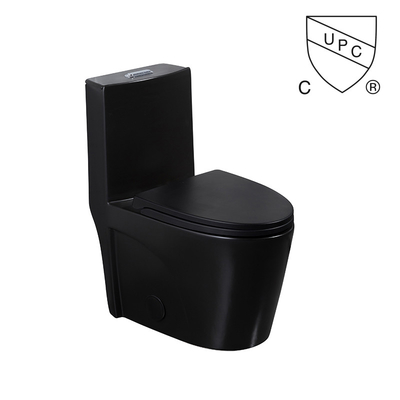 Druckdosen-Doppelspülventil-Badezimmer-Toiletten Matte Black Csa Toilet With 10,5 rau im Schwarzen