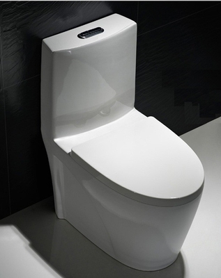 Einteilige runde Toiletten-ebener Einzelstück-Kommode-VerdoppelungSpülkasten 12 rau herein