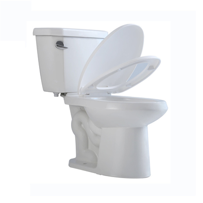ebener amerikanischer Verdoppelungstandard-rechte Höhe verlängerte Toilette 0.92/1.28 Gpf