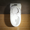 Doppelspülungssystem oberste ebene Knopf-Vertrags-längliche Toilette Siphonic