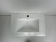 Tropfen des Selbst, der Overmount-Badezimmer-Wannen-rechteckiges Weiß mit Überlauf einfaßt