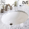 Ovaler Form Undermount-Badezimmer-Wannen-feiner Schamotten-Bau-einteiliges Waschbecken
