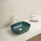 Moderne glatte weiße Porzellan-Spitzen-Berg-Badezimmer-Wanne
