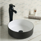Matt Color Counter Top Bathroom-Wanne keramische kleine runde Lavabo-Wäsche Art Basin