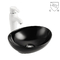 Glattes und elegantes ovales keramisches Art Bathroom Sink Counter Top-Waschbecken