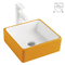 Quadratische Porzellan-Wannen-kleine Abziehbild-Badezimmer-Wäsche-weißes Handbecken
