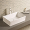Glatte Gegenspitzenbadezimmer-Wannen-vorzügliche und starke Keramik-rechteckiger Waschbecken-Entwurf