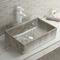 Glatte Gegenspitzenbadezimmer-Wannen-vorzügliche und starke Keramik-rechteckiger Waschbecken-Entwurf
