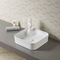 Beständiges Fleck-Kratzer-Waschbecken-Oberflächenquadrat über Grey Counter Sink