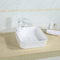 Porenfreies Gegenspitzenbadezimmer-Wannen-glattes Oberflächenquadrat-weißes Becken