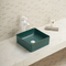 Quadratisches Tischplatte-Waschbecken-materielle völlig Porzellan-Bauernhaus-Badezimmer-Schiff-Wanne
