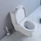 1-teilige hohe Leistungsfähigkeit 1,1 Gpf/1.6 Gpf verdoppelt bündig längliche einteilige Toilette im Weiß