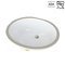 Weißer moderner ovaler keramischer 15 Zoll Ada Bathroom Sinks Undermount Troughs
