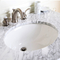 20 Zoll amerikanische Standard-Badezimmer-Wanne Ovalyn Undermount im Weiß