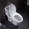 Längliche umsäumte Toiletten-Komfort-Höhen-Runden-Spülung Siphonic einteilige