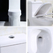 Weiße Badezimmer-Toiletten sondern ebenen länglichen umsäumten einteiligen Toiletten-Schüssel-Aussaugheber aus
