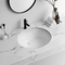 Weißes ovales Undermount-Badezimmer sinkt Ada Compliant 19 Zoll unterirdisch