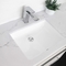 Flecke beständige Ada Bathroom Sink 17&quot; rechteckige Undermount-Badezimmer-Wanne 500mm